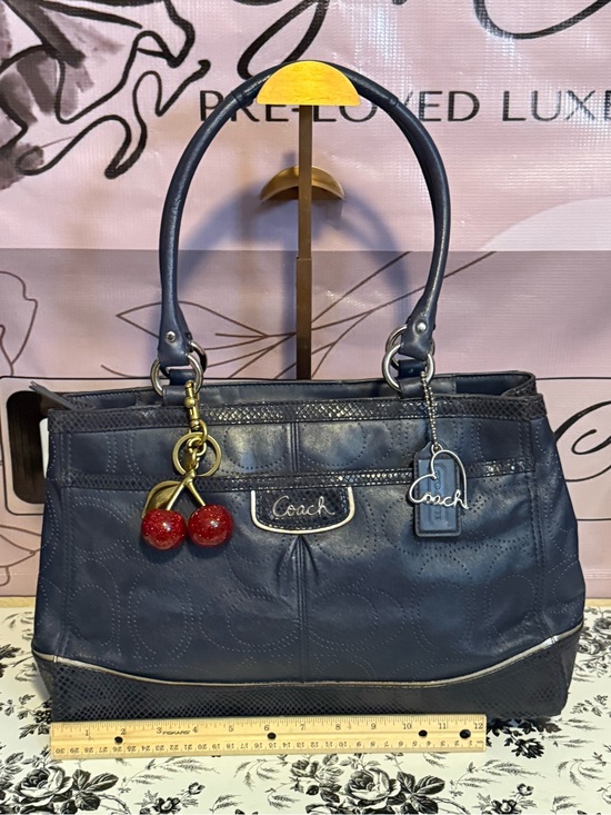 Coach Park Elevated Leather Carryall